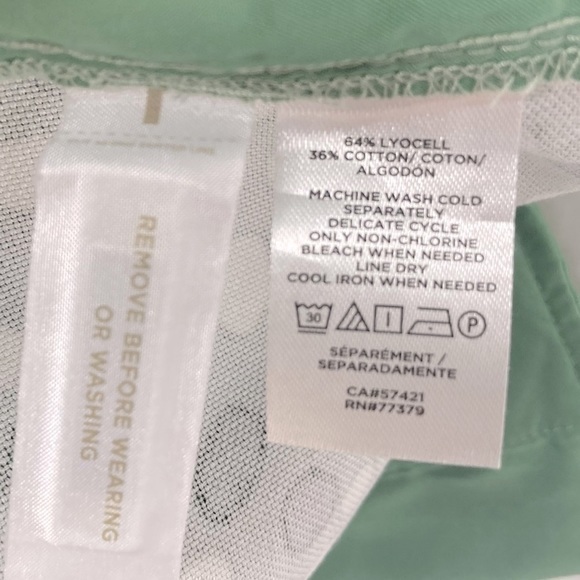 Ann Taylor The Easy Ankle Womens Large Elastic Waist Loose Fit High Rise Pants - Picture 9 of 9